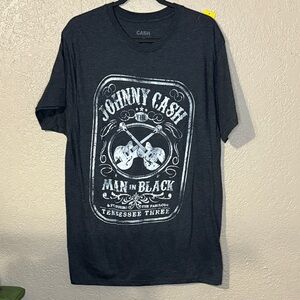 Cash Black Graphic Tee for Men